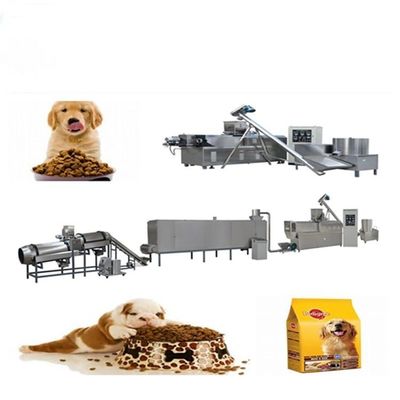 購入 自動産業 乾燥ペット動物用食品 生産ライン 加工機械 キブル 犬用食品製造機械 オンライン製造