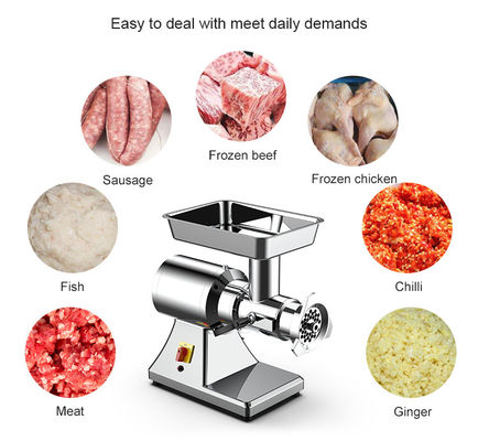 購入 新しい製品 電気の肉粉砕機 ミキサー イタリアの商業用肉粉砕機 180kg/H オンライン製造