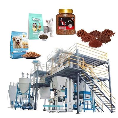 購入 ペットフード生産ライン 猫魚食品製造 多機能自動犬用食品製造機 オンライン製造