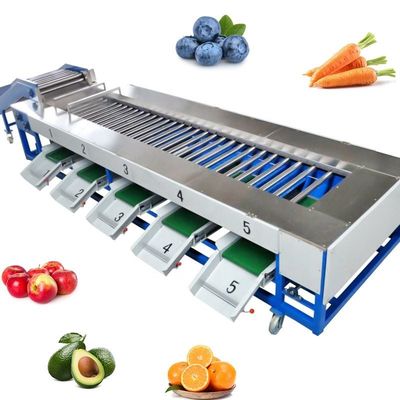 購入 果物重量 果物の選定 果物の分類のための果物野菜加工機 オンライン製造