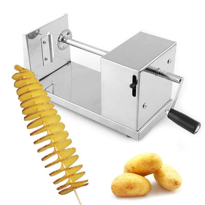 プロのマニュアル ポテトスピラルカット機 430 ステンレス鋼