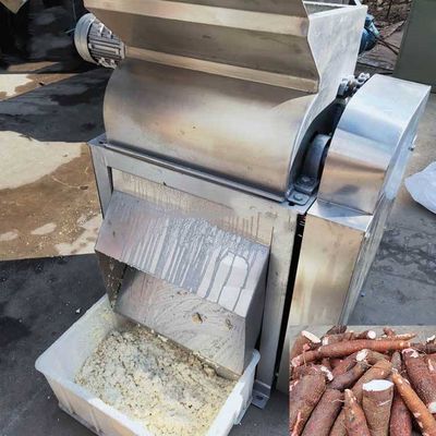 損失コスト 操作が簡単 高効率のカッサバ Grating Machine カッサバ グラター カッサバ 粉 / ガリ 処理